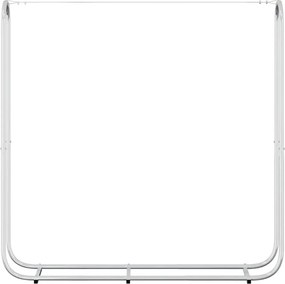 vidaXL Ράφι Καυσόξυλων 150x25x150 εκ. Γαλβανιζέ Ατσάλι