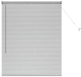 vidaXL Βενετσιάνικες Ρόδες Ασημί 130 x 105 εκ Αλουμίνιο