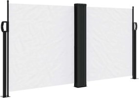 vidaXL Σκίαστρο Πλαϊνό Συρόμενο Λευκό 120 x 1200 εκ.