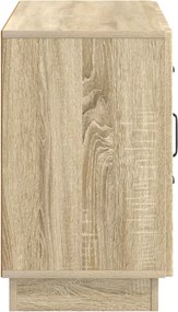 vidaXL Πλαϊνό γραφείο με συρτάρι Sonoma Δρυς 89 x 34,5 x 57 εκ.
