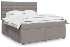 ΚΡΕΒΑΤΙ BOXSPRING ΜΕ ΣΤΡΩΜΑ TAUPE 180X200 ΕΚ. ΥΦΑΣΜΑΤΙΝΟ 3291758