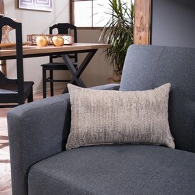Μαξιλάρι Διακοσμητικό (Με Γέμιση) Toronto 02 Beige Teoran 30X50 Βαμβάκι-Ακρυλικό