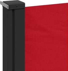 vidaXL Σκίαστρο Πλαϊνό Συρόμενο Κόκκινο 140 x 600 εκ.