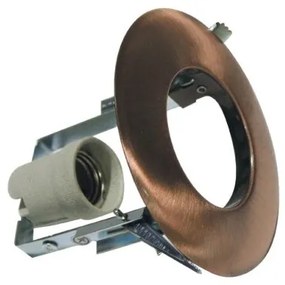 Χωνευτό Σποτ Φωτιστικό Οροφής 1xE27 R50 Downlight Ατσάλι Aca-AC.045R63RABACA-Χάλκινο AC.045R63RABACA