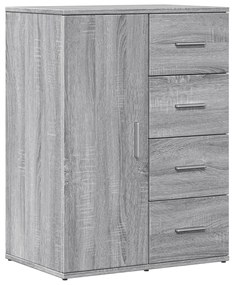 vidaXL Ντουλάπι 2 τεμ. Γκρι Sonoma 59x39x80 εκ. από Επεξεργασμένο Ξύλο