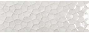 Karag Ariana Πλακάκι White Rlv 25x70cm Τιμή τετραγωνικού 23€/ Συσκευασία 1.58m2, 9 τεμάχια