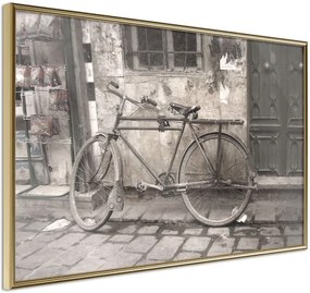 Αφίσα - Old Bicycle - 30x20 - Χρυσό - Χωρίς πασπαρτού