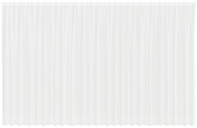vidaXL Κουρτίνες με κουρτίνες Λευκό 750 x 280 εκ. Πολυεστέρας