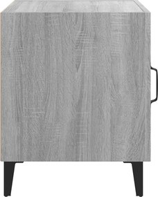vidaXL Κομοδίνα 2 τεμ. Γκρι Sonoma από Επεξεργασμένο Ξύλο