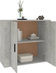 vidaXL Ντουλάπι Γκρι Σκυροδέματος 80x33x70 εκ. Επεξεργασμένο Ξύλο