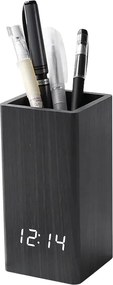 Ψηφιακό ρολόι - Ξυπνητήρι &amp; Μολυβοθήκη - ET015-2 - 909429 - Black