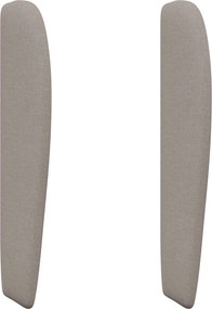 vidaXL Αυτί Κεφαλής Μπεζ 80 x 23 x 6 εκ. ύφασμα