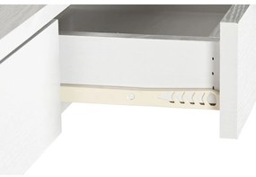 Ράφια DKD Home Decor Λευκό Διαφανές Κρυστάλλινο Ξύλο MDF 90 x 35 x 180 cm (1)