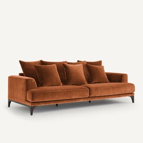 Καναπές με βελουτέ ταπετσαρία, Armento