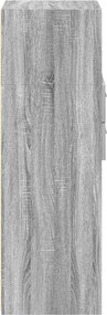 vidaXL Ντουλάπι Γκρι Sonoma 45x42,5x124 εκ. από Επεξεργασμένο Ξύλο