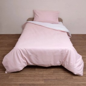 Σεντόνια Παιδικά 2645 Φανελένια Με Λάστιχο (Σετ 3τμχ) Pink-White Viopros Μονό 100x225cm 100% Βαμβακερή Φανέλα