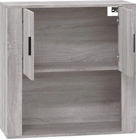 vidaXL Ντουλάπι Τοίχου Γκρι Sonoma 80x33x80 εκ. Επεξεργασμένο Ξύλο