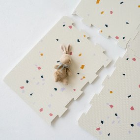 3Sprouts Παζλ δαπέδου EVA Foam Terrazzo/Cream