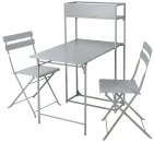 BOX37211 THE NETHERLANDS ΈΠΙΠΛΑ ΚΉΠΟΥ &amp; ΒΕΡΆΝΤΑΣ BISTRO SET BALCONY 3PCS L GREY CK9201260 0/0/0 NEOPORTAL-8720573926874