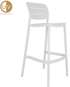 Σκαμπό Bar Zurich 26-0070 50x48.5x103.5 White