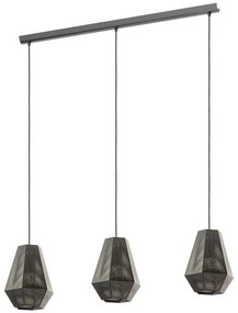 Φωτιστικό Οροφής Ράγα Chiavica 43224 Black Eglo Steel