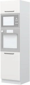 Επιδαπέδιο ντουλάπι φούρνου ψηλό Modena K21-60-RM-Λευκό - Λευκό γυαλιστερό - 60.00Χ60.00Χ216.00cm