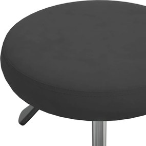 vidaXL Καρέκλα Τραπεζαρίας Μαύρη Βελούδινη