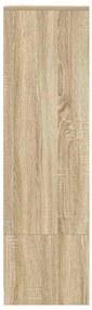 vidaXL Ντουλάπι Sonoma δρυς 29,5x34x119,5 εκ. Επεξεργασμένο Ξύλο