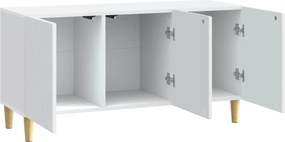 vidaXL Ντουλάπι TV Λευκό 99 x 34,5 x 50 εκ. Επεξεργασμένο Ξύλο