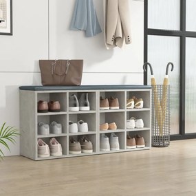 Παπουτσοθήκες 2 τεμ. Γκρι σκυροδέματος 52,5 x 30 x 50 εκ. - Γκρι