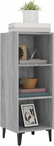 vidaXL Ντουλάπι Γκρι sonoma 34,5x32,5x90εκ. από Επεξεργασμένο Ξύλο