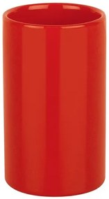 Ποτήρι Μπάνιου Κεραμικό Tube Red 7x11,5 - Spirella