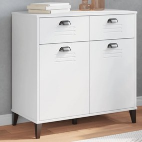 VidaXL Μπουφές VIKEN Λευκός 80 x 40 x 80 εκ. από Επεξεργασμένο Ξύλο