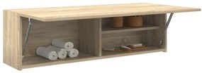 vidaXL Ντουλάπι τοίχου μπάνιου Sonoma Oak 100x25x30 cm