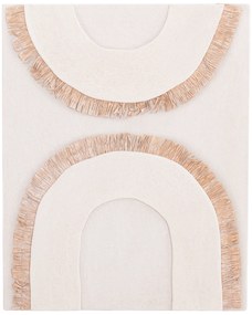 ΠΙΝΑΚΑΣ ΟΡΘΟΓΩΝΙΟΣ ΣΕΙΡΑ SANTORINI HM4535 MDF ΥΠΟΛΕΥΚΟ ΧΡΩΜΑ-ΔΙΑΚΟΣΜΗΣΗ ΜΠΕΖ 48x4,5(πάχος)x60Υεκ.