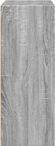 vidaXL Βιβλιοθήκη Γκρι Sonoma 80x30x77 εκ. από Επεξεργ. Ξύλο