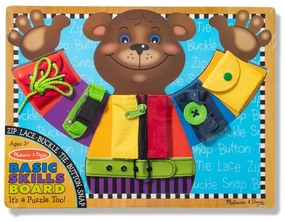 Παζλ ενσφηνωμα ντύσε τον αρκούδο 3784 Melissa + Doug