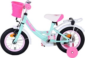 Ashley 12 Inch 21,5 cm Girls Coaster Brake Mint Green/White