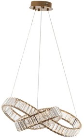 Φωτιστικό Οροφής Iron 023-3367 60x60x30cm Led 9W 3000K Gold Artekko