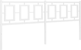 vidaXL Ανταλλακτικό κεφαλάρι Λευκό 180 εκ. Μεταλλικό