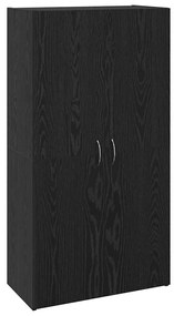 vidaXL Γραφείο Ντουλάπι Μαύρη δρυς 60 x 32 x 115 cm Επεξεργασμένο ξύλο