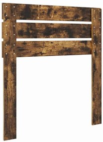 vidaXL Κεφαλάρι Καπνιστό Δρύς 75 cm Επεξεργασμένο ξύλο