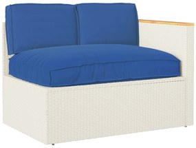 vidaXL Σετ Μαξιλαριών Πάγου με μαξιλάρι 3 pcs Βασιλικό Μπλε