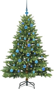 vidaXL Τεχνητό Χριστουγεννιάτικο Δέντρο Πράσινο 150 cm ΠΕ και PVC