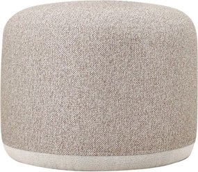 Πουφ Σκαμπό Μπεζ CEDRE 51x51x41