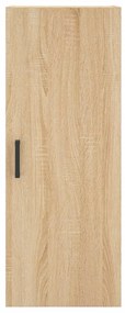 vidaXL Μπουφές Sonoma δρυς 34,5 x 34 x 180 εκ. από Επεξεργασμένο Ξύλο