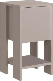 Κομοδίνο Ema Megapap χρώμα ανοιχτή μόκα 30x30x55εκ.