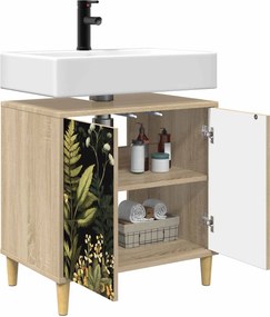 vidaXL Ντουλάπι Μπάνιου RHENEN Sonoma 60 x 40 x 60 εκ