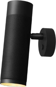 Απλίκα Τοίχου Σποτ Patrone 20cm GU10 ⌀6cm Μαύρο