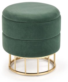 MINTY stool, color: dark green DIOMMI V-CH-MINTY-PUFA-C.ZIELONY